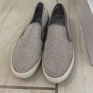 Steve Madden Rhinestone slip on sneakers